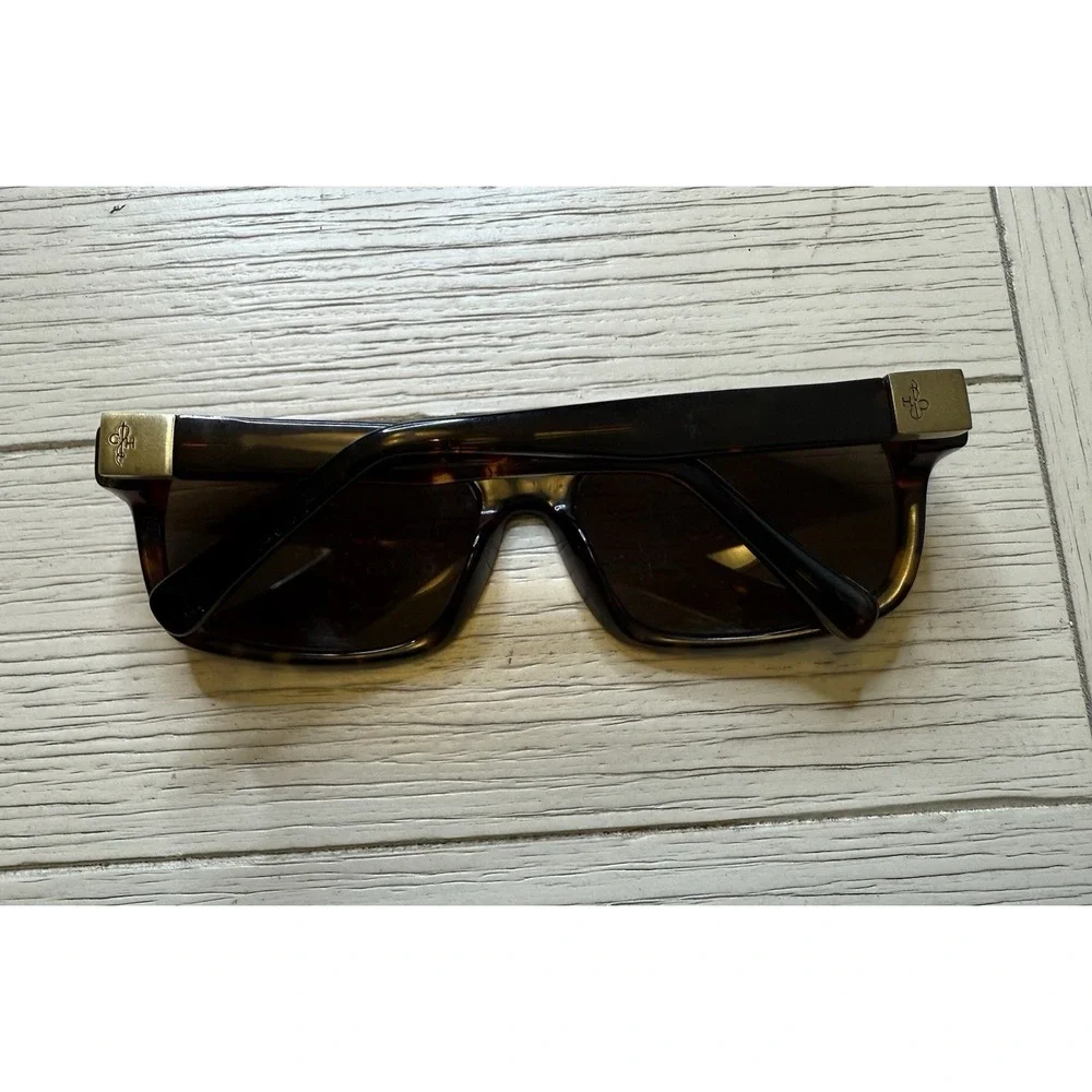 Cole Haan C7028 Full‎ Rim Rectangular Classic Tort Sunglasses. Unisex. Outdoor.